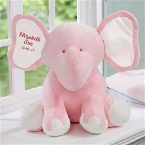 Things Remembered Embroidered Jumbo Plush Baby Elephant