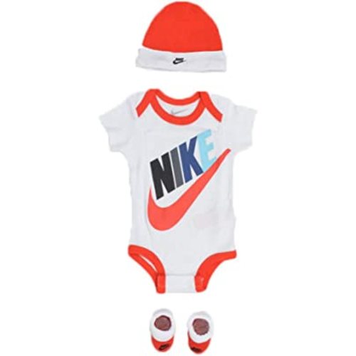 Nike Jordan Jumpman 3 Piece Infant Set, Habanero Red, 0-6 Months