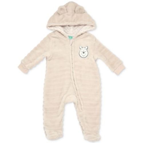 Baby Winnie-the-Pooh Faux-Fur Footed Pram Coverall