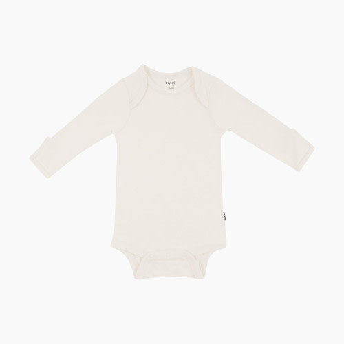 Kyte Baby Long Sleeve Bodysuit - Oat, 0-3 M