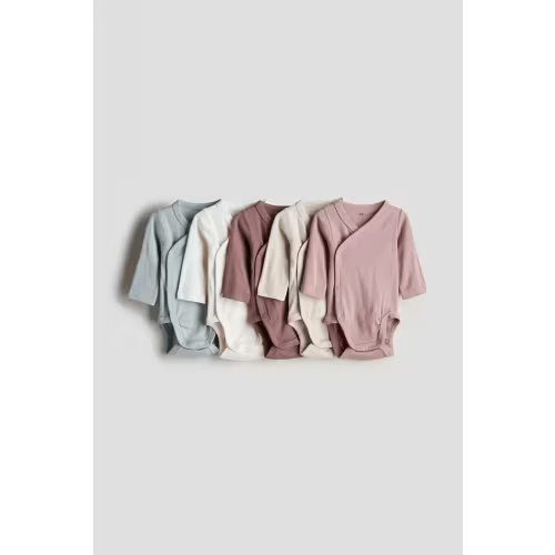 5-PACK WRAPOVER BODYSUITS