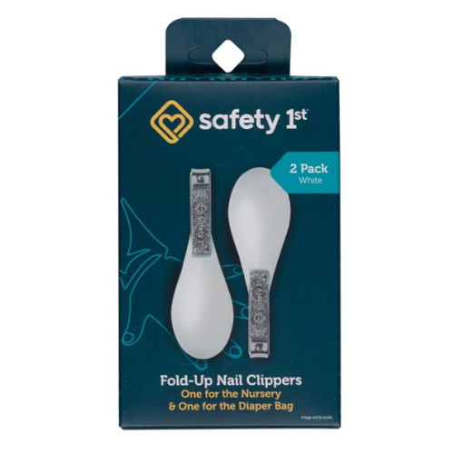 Safety 1st Fold-Up Nail Clippers - 2pk