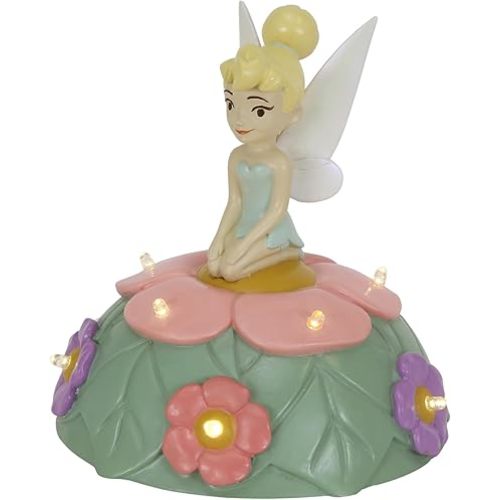 Bedtime Originals Tinker Bell Table Top Light - Pink, Green, Disney, Garden
