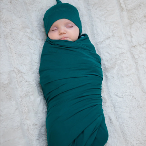 Baby Swaddle Set: Deep Teal – Lila