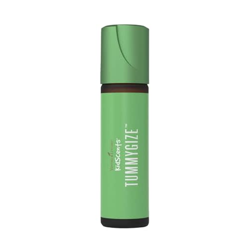 Young Living KidScents TummyGize Essential Oil Roll-On | 10 ml | Gentle and Calming Tummy Support for Kids | Blend of Tangerine, Ginger, and Fennel Essential Oils