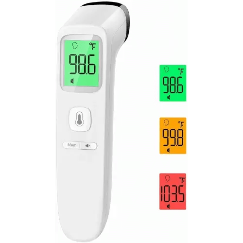 No-Touch Thermometer for Adults and Kids, FSA/HSA Eligible, Fast Accurate Digital Thermometer with Fever Alarm & Silent Mode, Easy-to-use for Babies, Kids, & Elderly