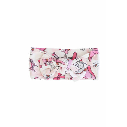 Rodeo Dreams Knit Large Bow Headwrap in Pink | Caden Lane