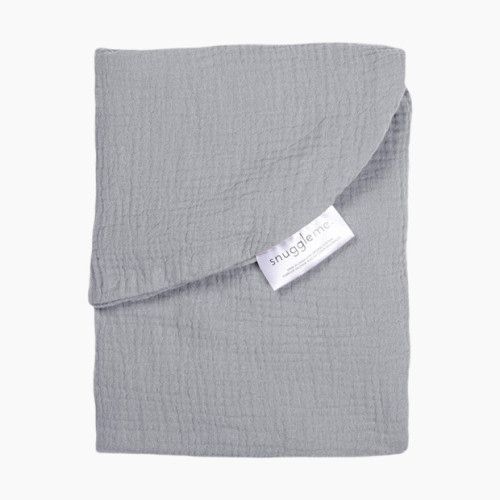 Snuggle Me Organic Lounger Curve Muslin Cover - Stone
