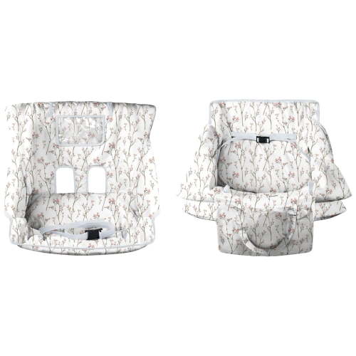 Shopping Cart Cover for Baby Girl Boy 2-in-1 High Chair Water Resistant High Chair Cover w/Phone Pouch Pocket Gender Neutral Cart Cover for Babies Padded Grocery Cart Cover for Baby