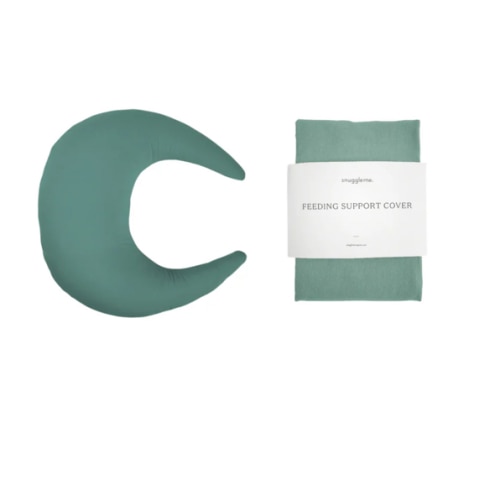 Feeding Pillow + Organic Cover Set | Moss