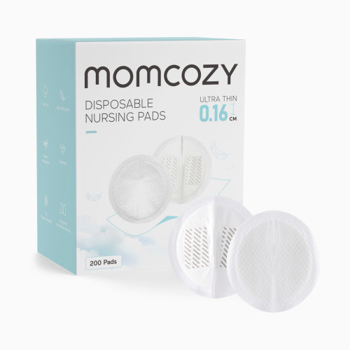 Momcozy Ultra-Thin Disposable Nursing Pads - White, 200