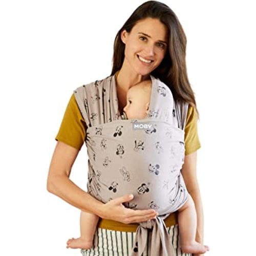 Moby Wrap Baby Carrier | Vintage Mickey & Friends | Baby Wrap Carrier for Newborns & Infants | #1 Baby Wrap | Keeps Baby Safe & Secure | Adjustable for All Body Types | Disney Baby