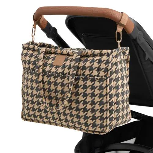 Black Houndstooth Muse Baby Bag