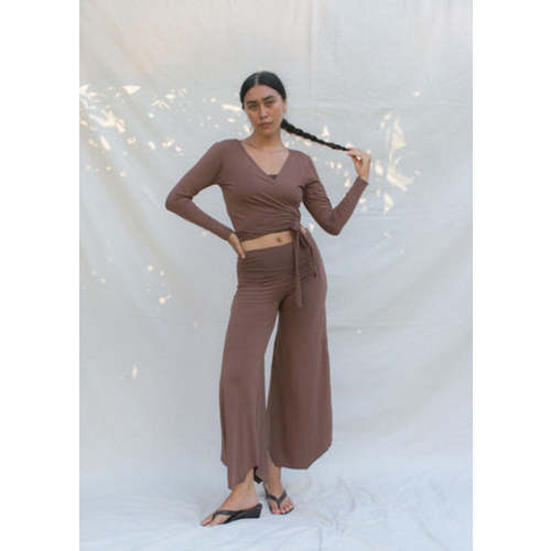 Agni Wrap Top Chocolate
