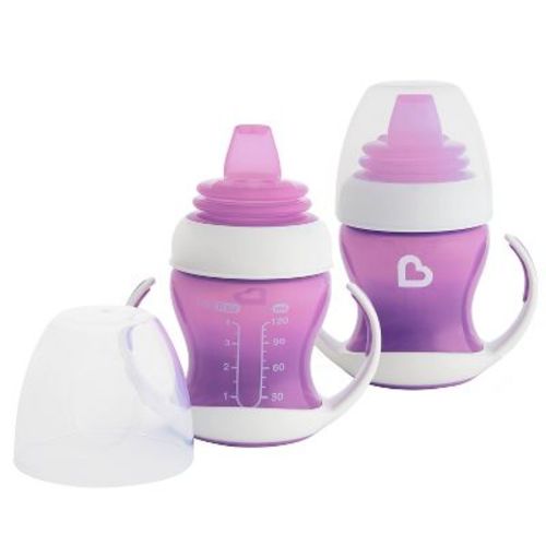 Munchkin 2pk Gentle Transition Cup - Blue - 8oz