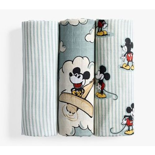 Disney Home x Sanderson Mickey Mouse Organic Swaddle Set of 3 , Multi