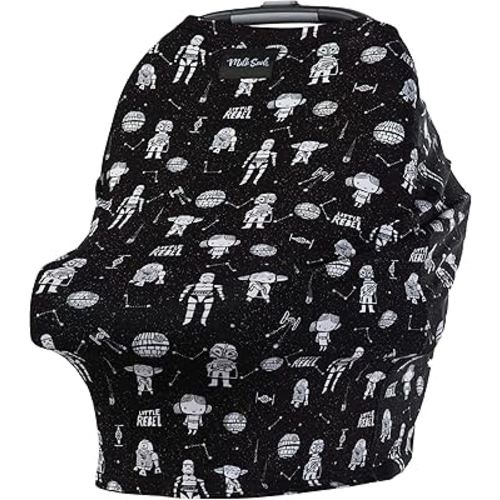 Milk Snob Original Star Wars 5-in-1 Cover, Little Rebel, Added Privacy for Breastfeeding, Baby Car Seat, Carrier, Stroller, High Chair, Shopping Cart, Lounger Canopy - Newborn Essentials, Nursing Top