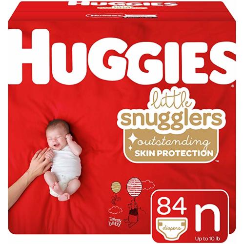 Huggies Little Snugglers Diapers, Size Newborn, 84 Ct - Newborn (84 Count)