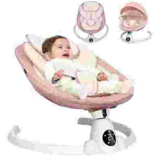 Babyeap Baby Swing for Infants - Smart Electric Swing with Bluetooth Control 5-point Harness,5 Sway Speed,10 Lullabies(Pink)