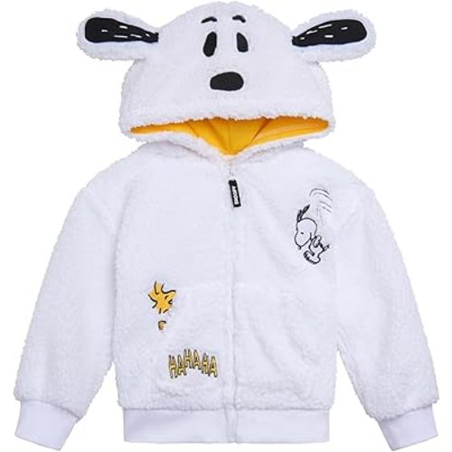 PEANUTS Cozy Sherpa Cosplay Hoodie Newborn to Big Kid Sizes (0-3 Months - 18-20)