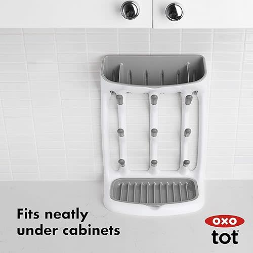 OXO Plastic Tot Space Saving Drying Rack For Kitchen