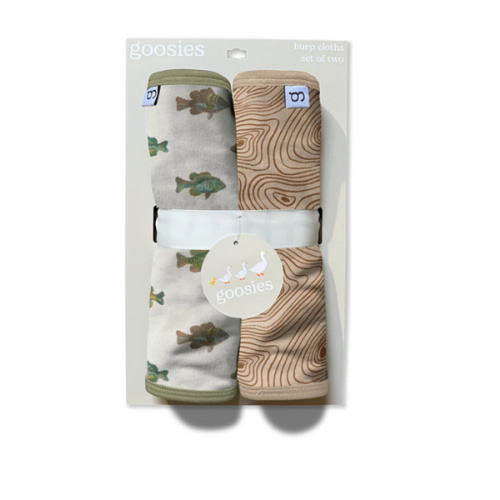 Burp Cloth Set - Lake Fish – Goosies
