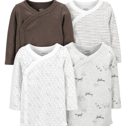 Simple Joys by Carter's unisex-baby 4-pack Side Snap Bodysuit