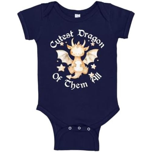 Cutest Dragon Baby One Piece Or Toddler T-Shirt Cute Little Dragon Baby Clothes