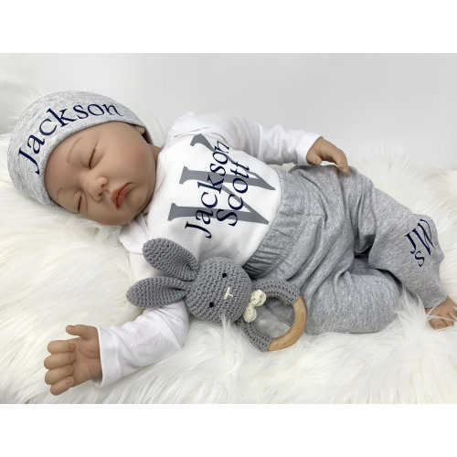 Baby Boy Outfit, Coming Home Outfit, Custom, Handmade, Personalized Newborn, Babyshower Gift, Newborn Clothing Set, Outfits With Hats
