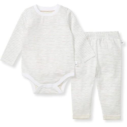 Burt's Bees Baby Unisex Bodysuit and Pant Set, 100% Organic Cotton