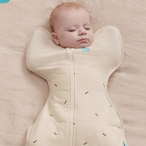 Swaddle Up™ 2.5 TOG Cotton Oatmeal Bees