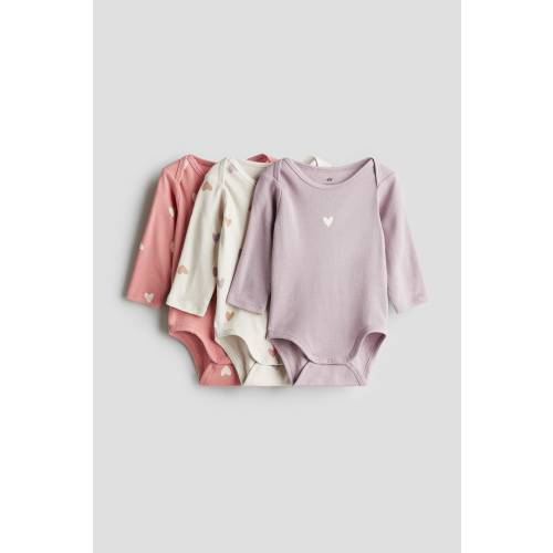 3-PACK LONG-SLEEVED BODYSUITS