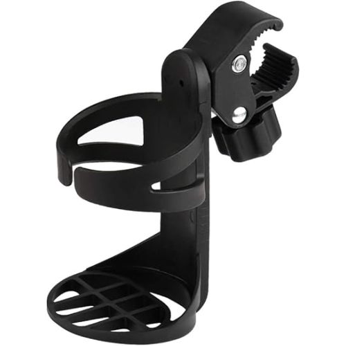 Accmor Stroller Cup Holder, Universal Cup Holder for Uppababy Nuna Doona Strollers, 360° Rotatable Large Caliber Drinks Holder Cup Holder for Stroller, Bike, Wheelchair, Walker, Scooter