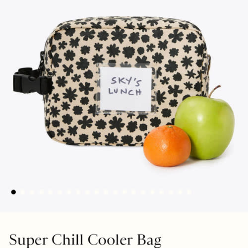 Storq Super Chill Cooler Bag - color Cream Chamomiles