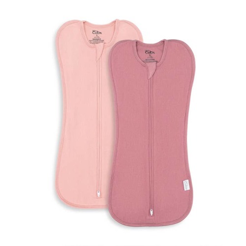 Easy Zipper Swaddles (2 Pack) - Grey Small