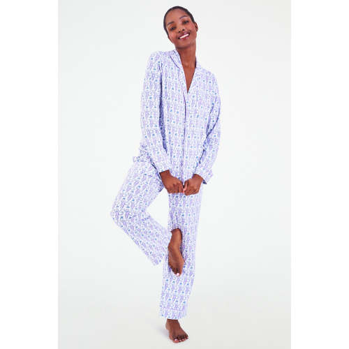 Monkey Long Sleeve Polo Pajamas