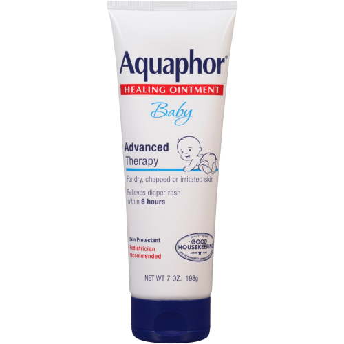 Aquaphor Baby Healing Ointment Advanced Therapy Skin Protectant, 7 Oz Tube