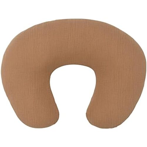 FUNUPUP Muslin Nursing Pillow Cover Compatible with Boppy Nursing Pillow, Soft Baby Nursing Covers for Breastfeeding Pillows for Boys Girls, Brown