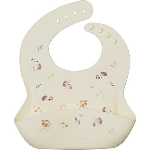 Loulou Lollipop Bib - Hedgehogs
