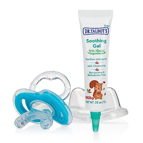 Dr. Talbot's Soothing Gel for Sore Gums with Silicone Gum-EEZ Teether - 2-Piece Set