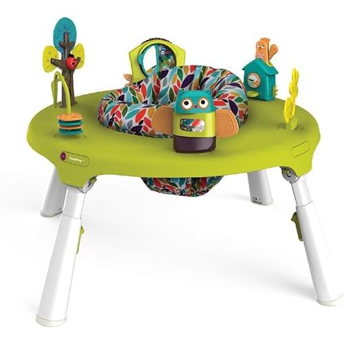 ORIBEL PortaPlay Baby Activity Center: Development Focused Toys. Foldable, Portable, and Transforms to a Play Table, Unisex (Forest Friends)