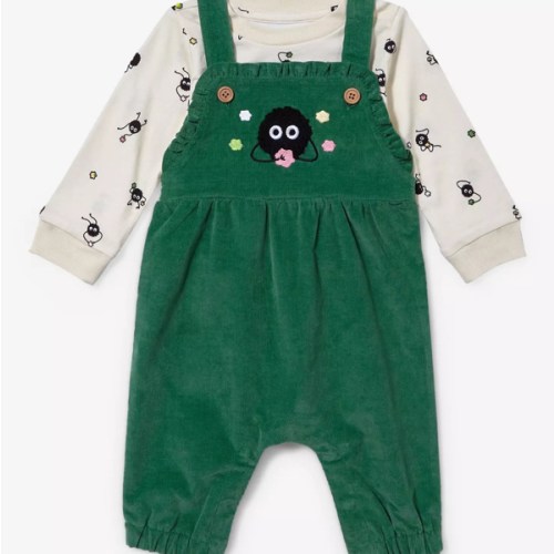 Studio Ghibli Spirited Away Soot Sprite Infant Shirt and Overall Set - BoxLunch Exclusive | BoxLunch