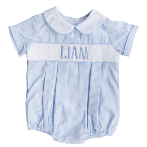 Gingham Got the Blues - Custom Henry Bubble, 6 months