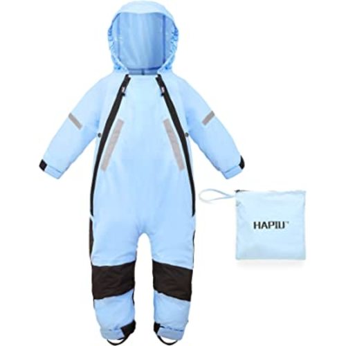 HAPIU Kids Toddler Rain Suit Muddy Buddy Waterproof Coverall,Original