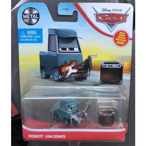 DISNEY PIXAR CARS NEW FOR 2021 METAL SERIES ROBERT JAMJONES HEAVY METAL PITTY