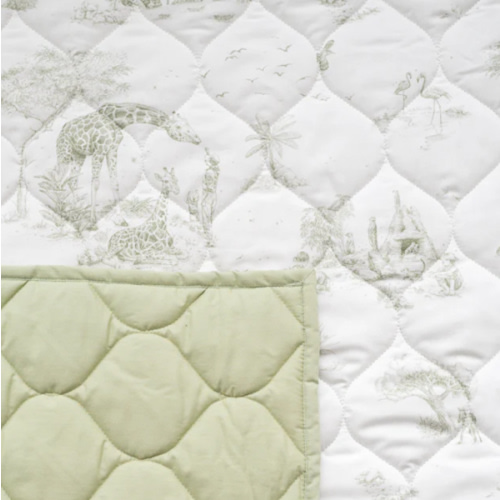 Safari Toile Quilted Playmat