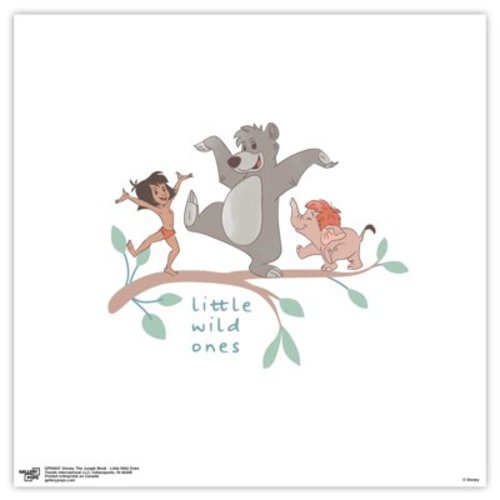 Gallery Pops Disney The Jungle Book - Little Wild Ones Wall Art, Unframed Version, 12" x 12"