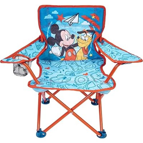 Mickey Mouse Kids Camp Chair Foldable Chair with Carry Bag
