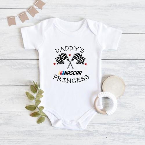 Nascar Daddy's Princess Romper, Girl Nascar Baby Bodysuit, Daddy Daughter NASCAR Shirt, Girl Power, Great Gift - Etsy