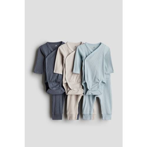 6-PIECE RIBBED COTTON SET